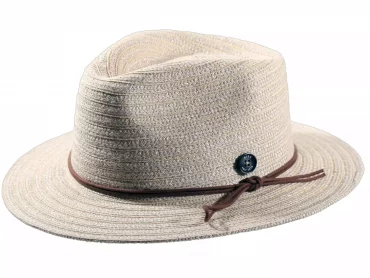 Strohhut Traveler Hanf in Hellbeige