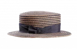 Canotier Strohhut "Freiamt im Herze"