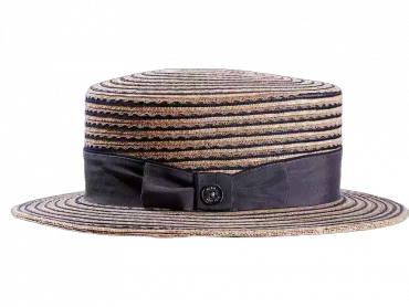 Canotier Strohhut "Freiamt im Herze"