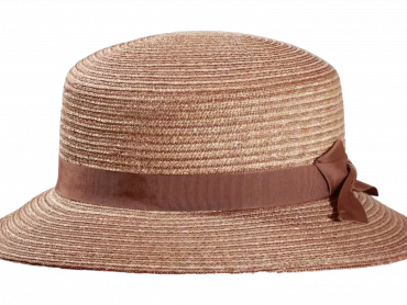 Damen Strohhut Nougat