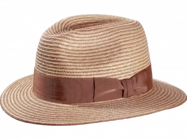 Strohhut Traveler Mittelbeige/Nougat