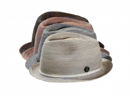Strohhut Trilby formbar Hanf