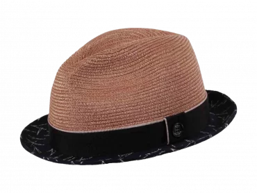Strohhut Player Hanf/Leinen