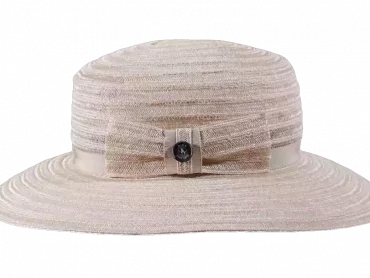 Cloche Gross Hanf in Vanille/Ecru