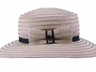 Cloche Gross Hanf in Vanille/Marine