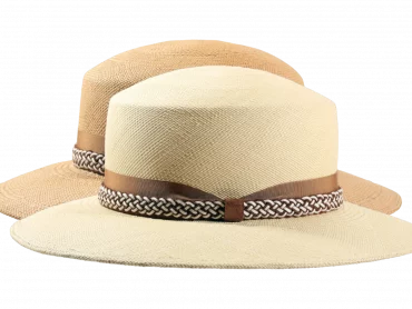 Damen Panamahut Cloche in Natur oder Nougat