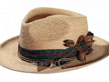 Fedora Rugged- Style Raffia Fein