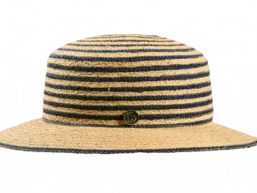 Damencloche Raffia fein Natur/Marine