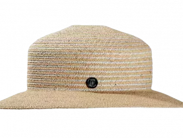 Damencloche Leinen-Raffia