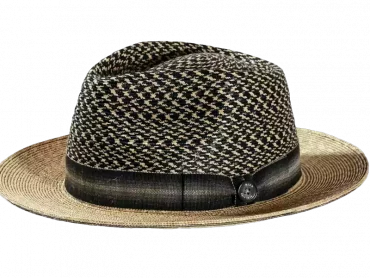 Fedora black & white / Strawbraid