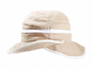 Aufschlaghut mit Kordelzug