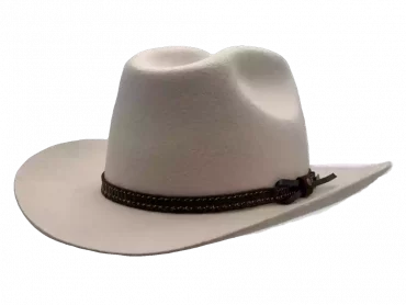 Westernhut Desperado in Hellbeige mit Lederhutband