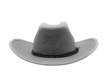 Westernhut Montana Grau Mit Bidee
