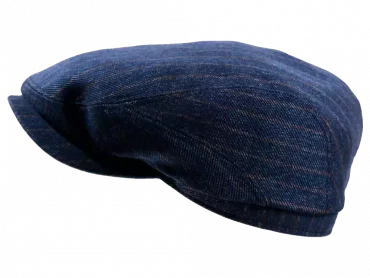 Schiebermütze mit Steg in Navyblau