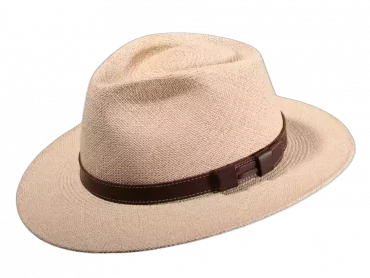 Cityhut new aera Twisted Panamahut mit Lederhutband
