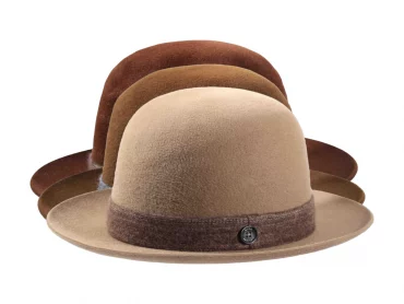 Haarfilzhut Fedora Velours "Folly Ribon" shapable