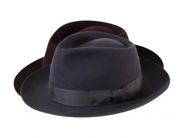 Filzhut Fedora Bogart aus Haarfilz