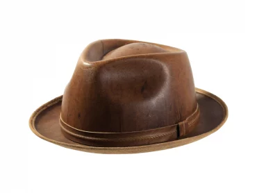 Lederhut Trilby Hirsch-Leder