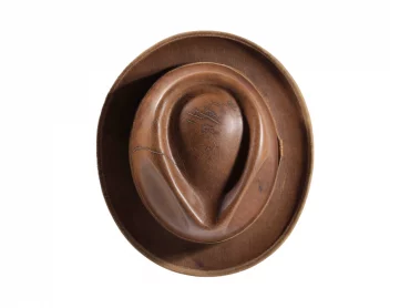 Lederhut Trilby Hirsch-Leder