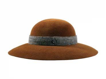 Damenhut Cloche Haarfilz Velours