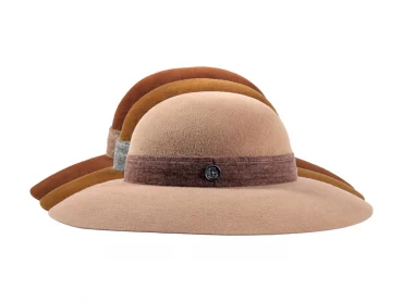 Damenhut Cloche Haarfilz Velours