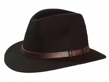 Fedora Traveler Wollfilz Waterproof Anthrazit