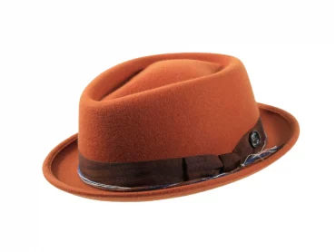 Filzhut Player Wolle "waxed Ribbon"