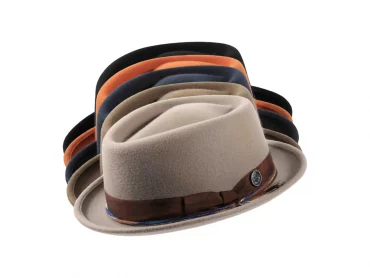 Filzhut Player Wolle "waxed Ribbon"