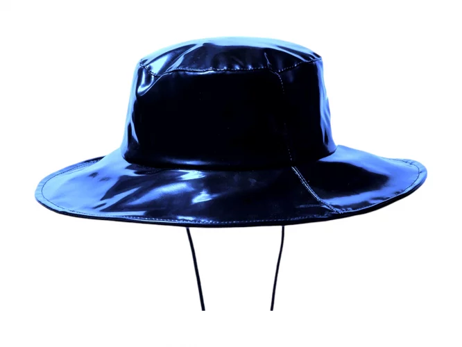 Regenhut mit breiter Krempe Farbe Marine
