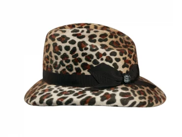 Damenhut Animalprint