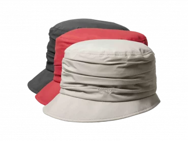 Damen Regenhut Goretex in Schwarz, Rot oder Hellbeige