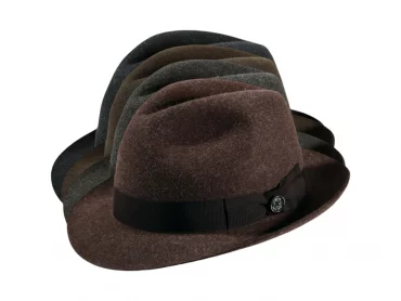 Haarfilzhut Trilby Stichelhaar meliert