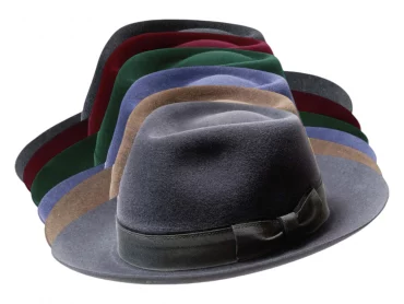 Haarfilzhut Fedora Velours