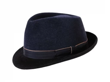 Haarfilzhut Trilby zweifarbig