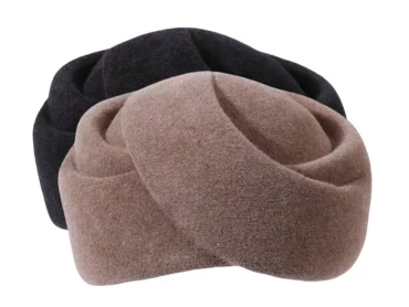 Turban Haarfilz Damenhut