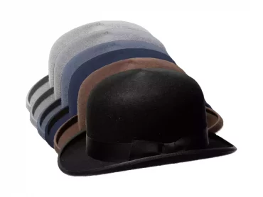 Haarfilzhut Melone/Bowler