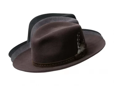 Filzhut Fedora Bogart mit Klapprand