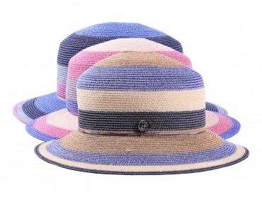 Cloche Damenhut mehrfarbig
