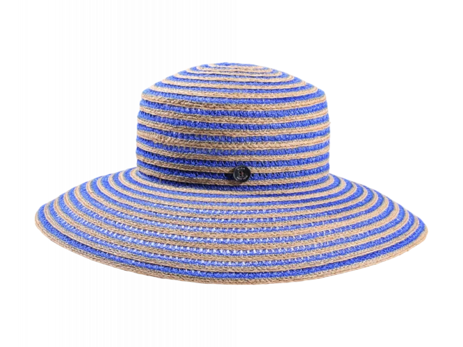 Damen Sommerhut Cloche Gucciblau