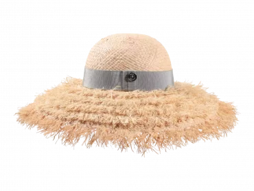 Cloche breiter Strohhut für Damen