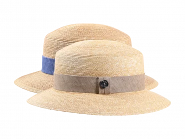 Damen Strohhut Cloche in Natur