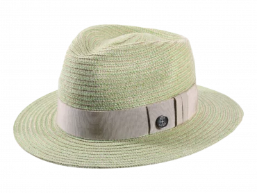 Sommer Strohhut Fedora in Olive