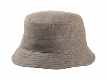 Leinenhut Bucket in Olive