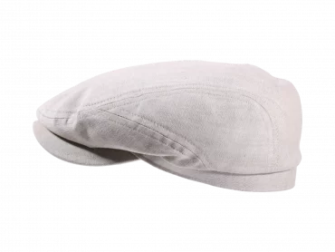Schiebermütze Baumwolle Hellbeige