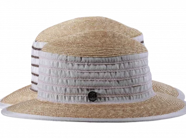 Damen Strohhut Cloche zum zusammendrücken