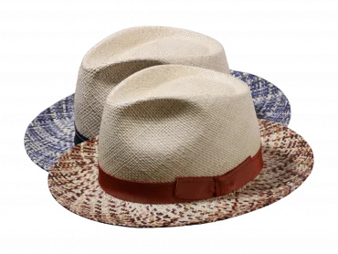 Panamahut Bogart gesprenkelter Rand