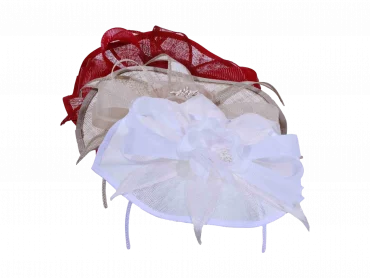 Fascinator mit Masche, mit Reif