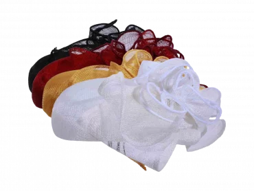 Toque Kopfschmuck in vier Farben