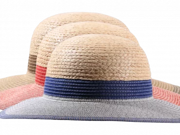 Damen Strohhut Cloche Raffia