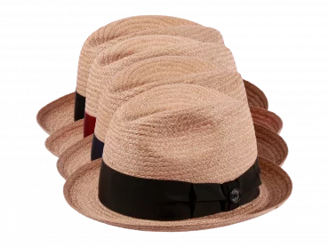 Strohhut Trilby Raffia 20er Jahre Style